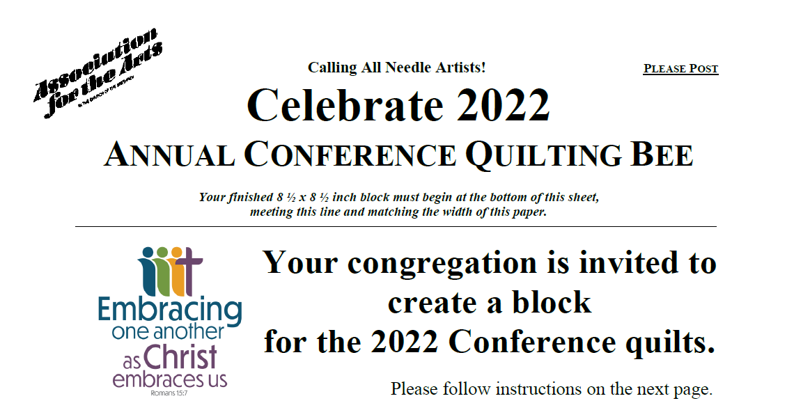 Annual Conference Quilting Bee