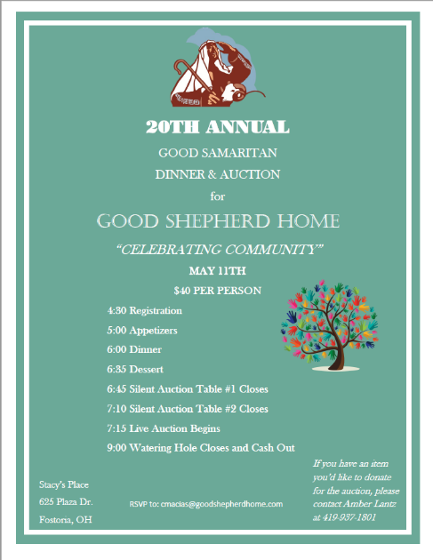 Good Shepherd Home 20th Annual Dinner & Auction 