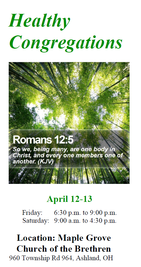News - Northern Ohio District Church of the Brethren