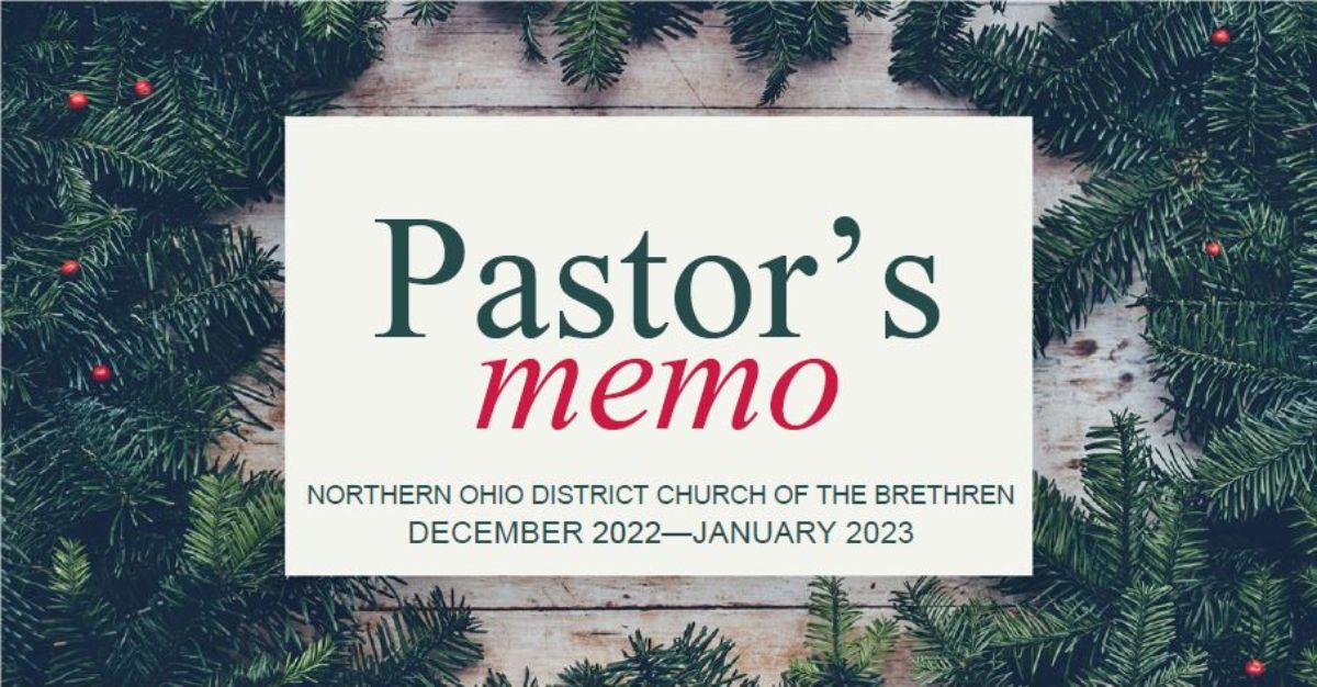 December 2022-January 2023 Memo