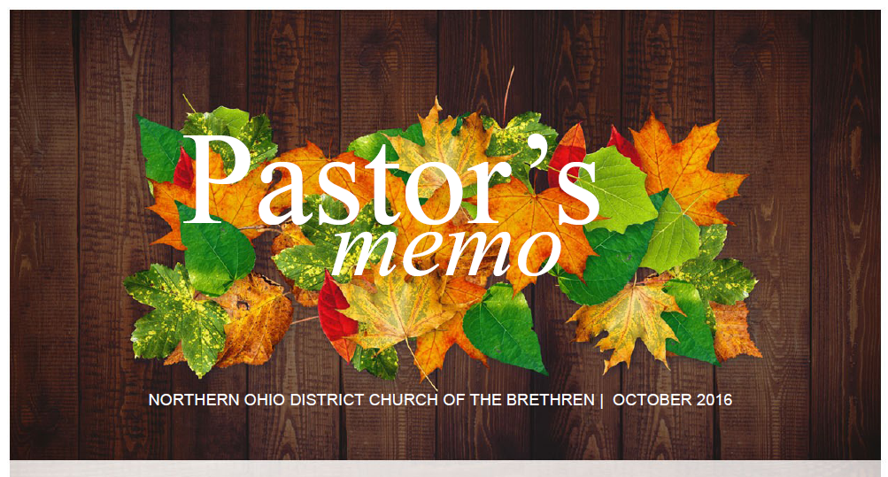 October Memo