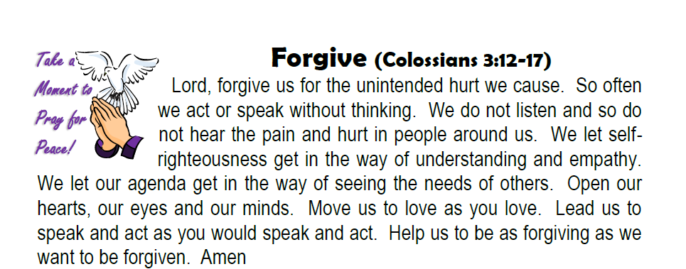 Pray for Peace 10-31-2018