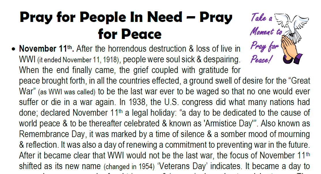 Pray for Peace