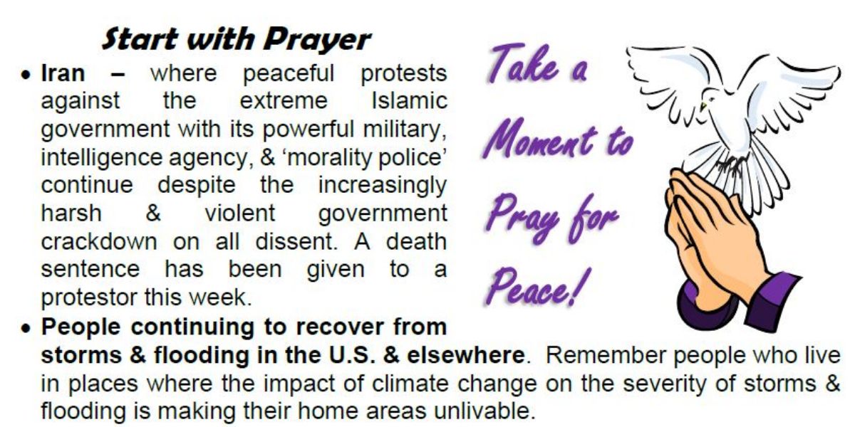 Pray for Peace November 16, 2022