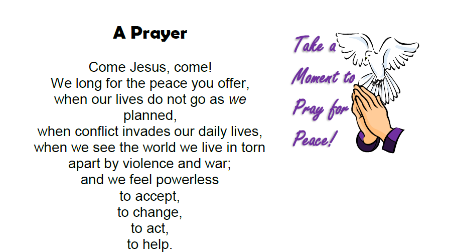 Pray for Peace 3-6-2019