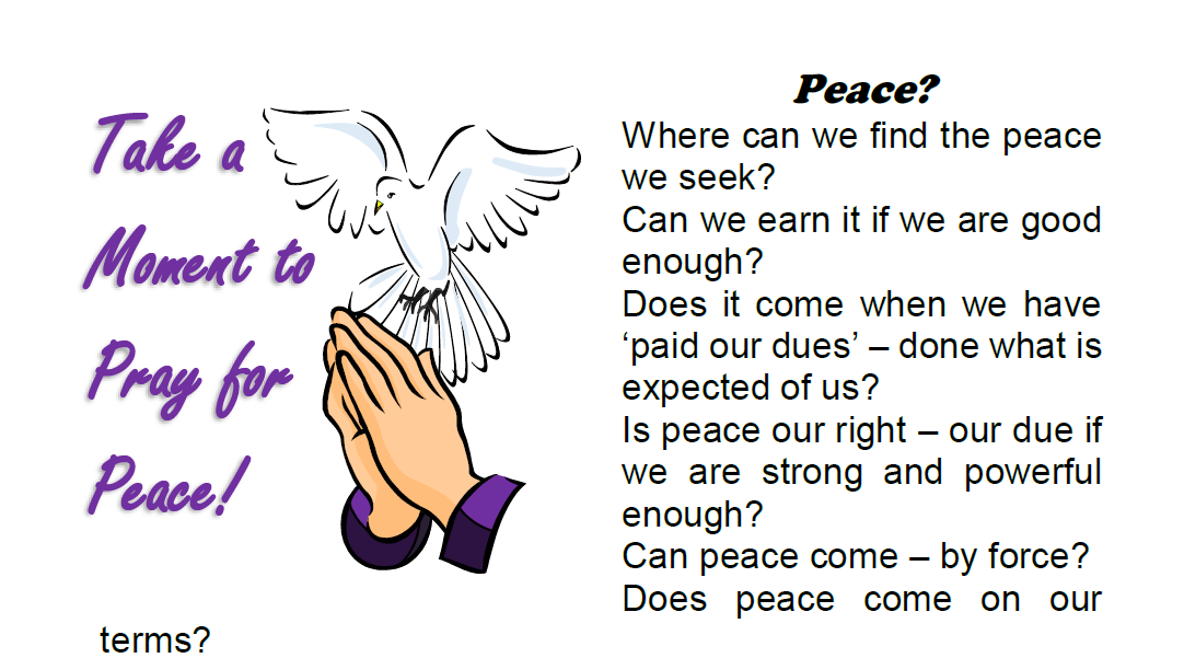 Pray for Peace 6-19-2019