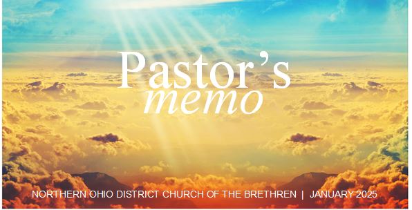 Pastor's Memo January 2025