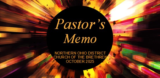Pastor's Memo October 2025