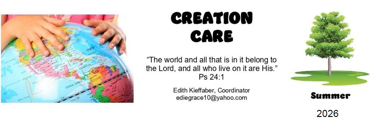 Creation Care Summer 2026 Newsletter
